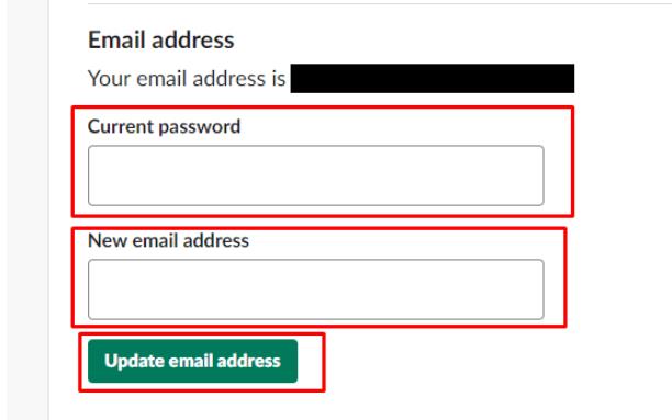 Confirm the Email Address