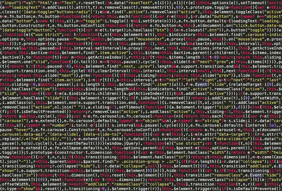 A group of computer code lines with a futuristic abstract background.